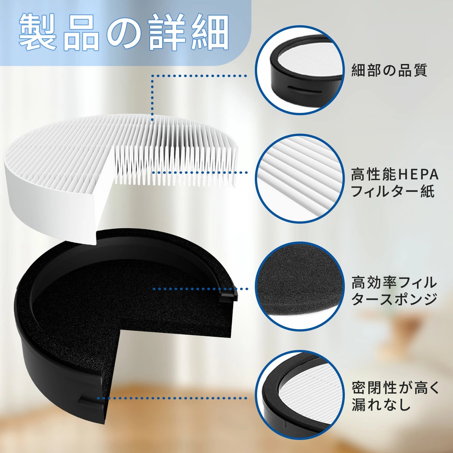 CFTS72 アイリスオーヤマ 掃除機 フィルター 排気フィルター 3個セット スポンジフィルタ6個セット SCD-210P-W SCD-185P-W SCD-210P-H SCD-120P-W SCD-183P-B スティッククリーナー フィルター 掃除機専用 高性能互換品