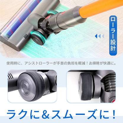 ダイソン SV18 掃除機交換 ヘッド グリーンライト ほこり検知 ソフトローラー 掃除機交換ヘッド ダイソン V12 Detect/V12 Digital Slim/SV18FF/SV20FF/SV30ABL/SV46ABL互換モデル V12掃除機交換用ソフトローラーヘッド
