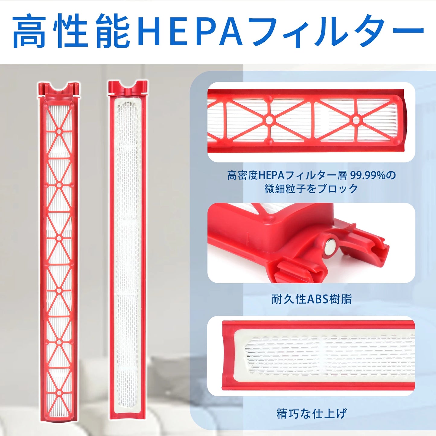 ダイソン SV50 フィルター ダイソン掃除機フィルター SV50 FF AM SV50 FC EX SV50 FC Dyson PencilVac Fluffy AM互換性バキューム掃除機に対応 フィルター 2個セット 互換品